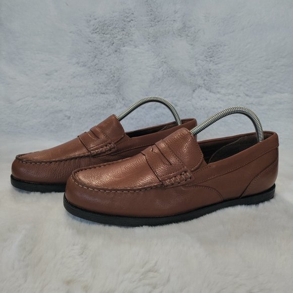 Rockport Men\'s Preston Penny Loafer Tan Size 8W US main image 11